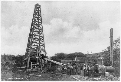 Original Titusville drill rig